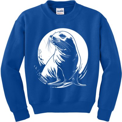 Seal Sea Lion Zookeeper Animal Gift Kids Sweatshirt
