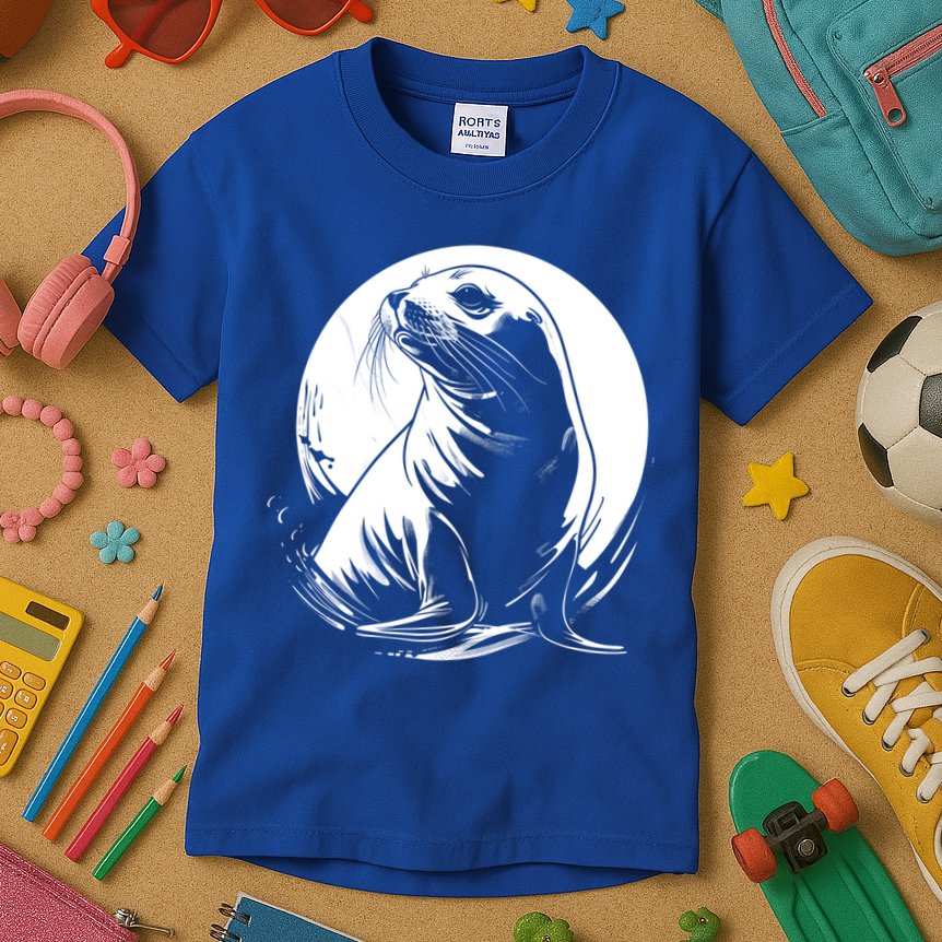 Seal Sea Lion Zookeeper Animal Gift Kids T-Shirt