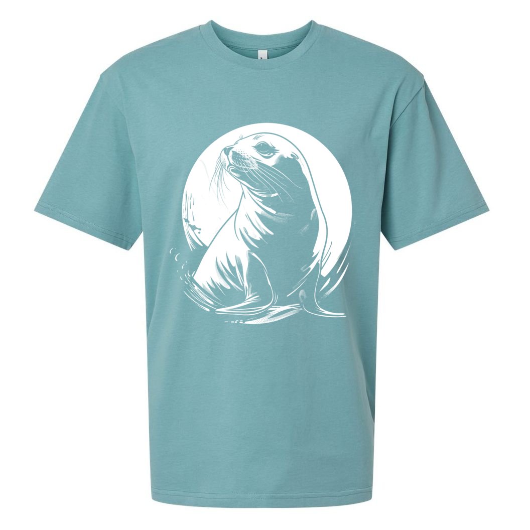 Seal Sea Lion Zookeeper Animal Gift Sueded Cloud Jersey T-Shirt