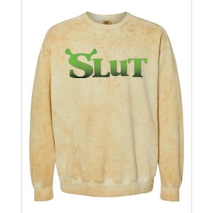 Slut Colorblast Crewneck Sweatshirt