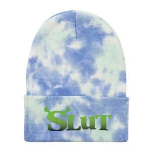 Slut Tie Dye 12in Knit Beanie