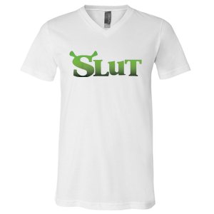 Slut V-Neck T-Shirt