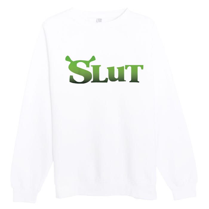 Slut Premium Crewneck Sweatshirt