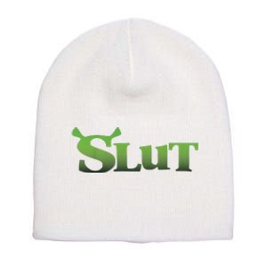 Slut Short Acrylic Beanie