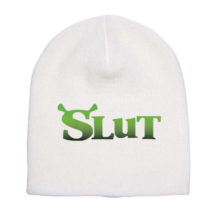 Slut Short Acrylic Beanie