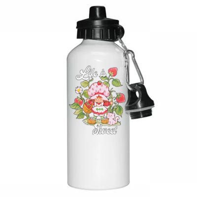 Life Is Sweet Vintage Berry Garden Aluminum Water Bottle 