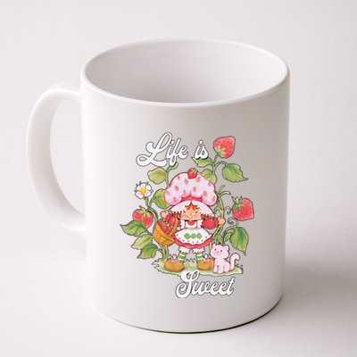 Life Is Sweet Vintage Berry Garden Coffee Mug