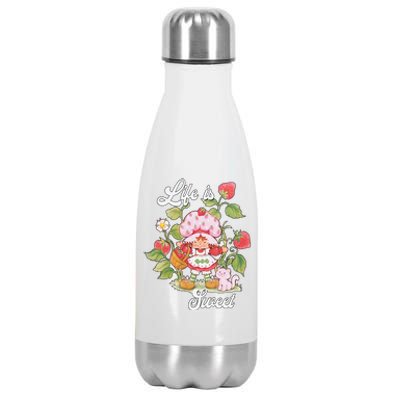 Life Is Sweet Vintage Berry Garden Stainless Steel Insulated Water Bottle