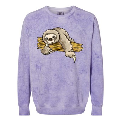 Sloth Colorblast Crewneck Sweatshirt