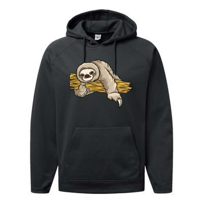 Sloth Performance Fleece Hoodie