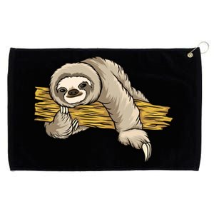 Sloth Grommeted Golf Towel