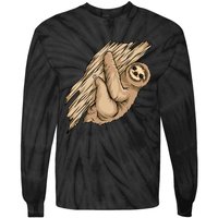 Sloth Tie-Dye Long Sleeve Shirt