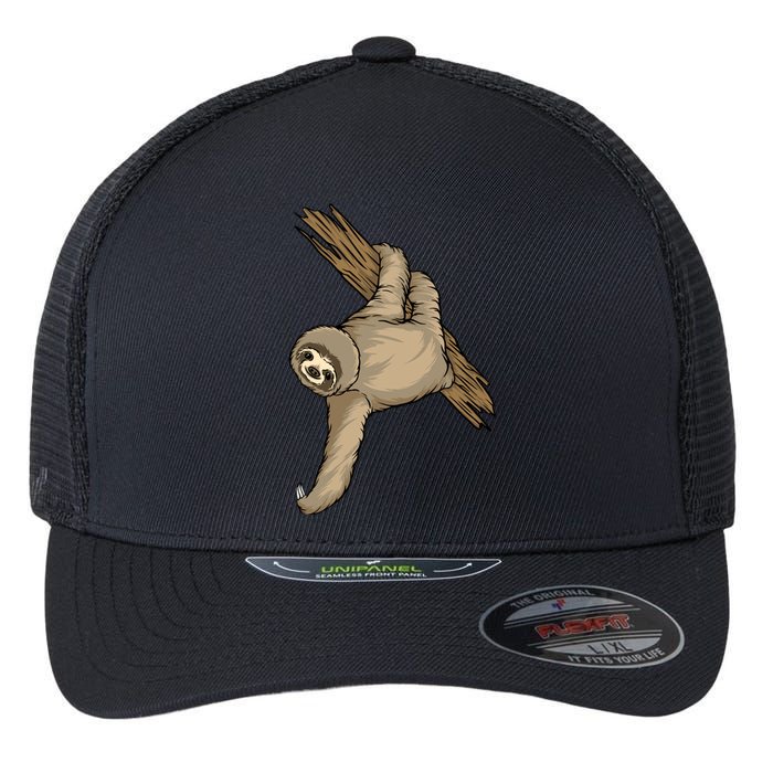 Sloth Flexfit Unipanel Trucker Cap