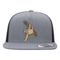 Sloth Flat Bill Trucker Hat