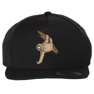 Sloth Wool Snapback Cap