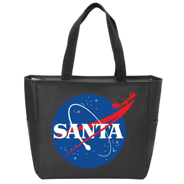 Santa Space Logo Zip Tote Bag