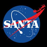 Santa Space Logo Zip Tote Bag