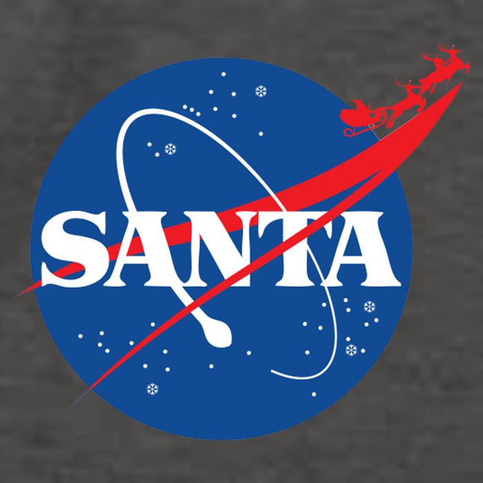 Santa Space Logo Vector Backpack