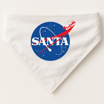 Santa Space Logo USA-Made Doggie Bandana