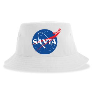 Santa Space Logo Sustainable Bucket Hat