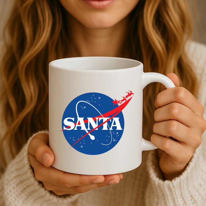 Santa Space Logo Mug