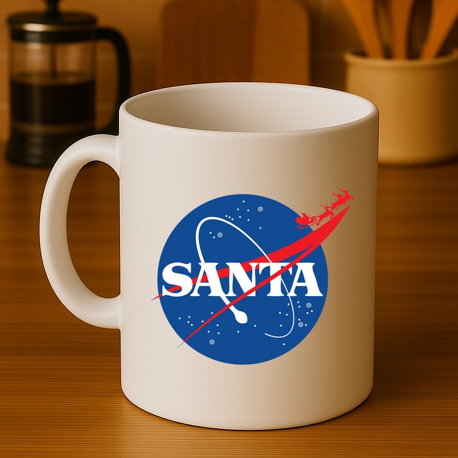 Santa Space Logo Mug