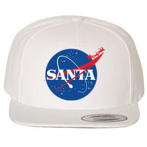 Santa Space Logo Wool Snapback Cap