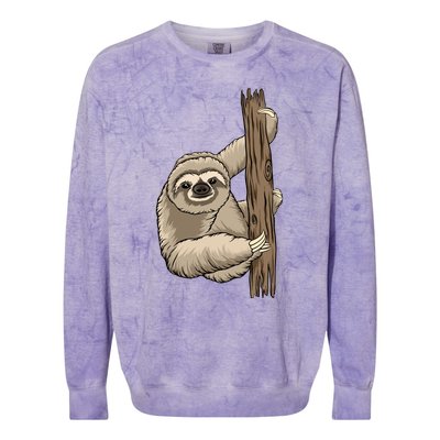 Sloth Colorblast Crewneck Sweatshirt