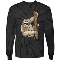 Sloth Tie-Dye Long Sleeve Shirt