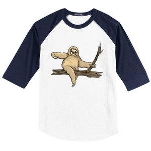 Sloth Baseball Sleeve Shirt