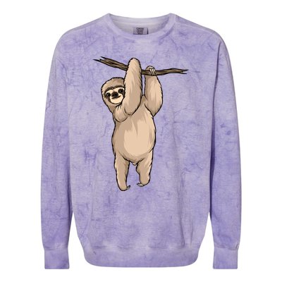 Sloth Colorblast Crewneck Sweatshirt