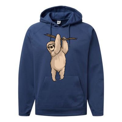 Sloth Performance Fleece Hoodie