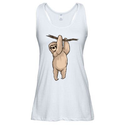 Sloth Ladies Essential Flowy Tank