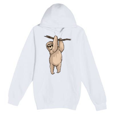 Sloth Premium Pullover Hoodie