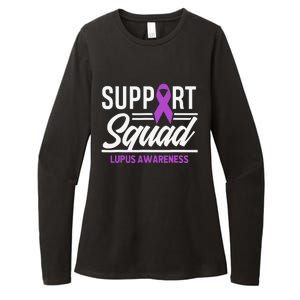 Support Squad Lupus Warrior Supporter Lupus Awareness Womens CVC Long Sleeve Shirt