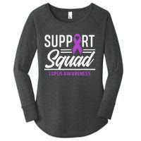 Support Squad Lupus Warrior Supporter Lupus Awareness Women's Perfect Tri Tunic Long Sleeve Shirt