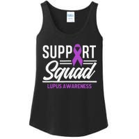 Support Squad Lupus Warrior Supporter Lupus Awareness Ladies Essential Tank