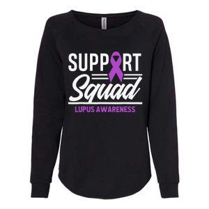 Support Squad Lupus Warrior Supporter Lupus Awareness Womens California Wash Sweatshirt