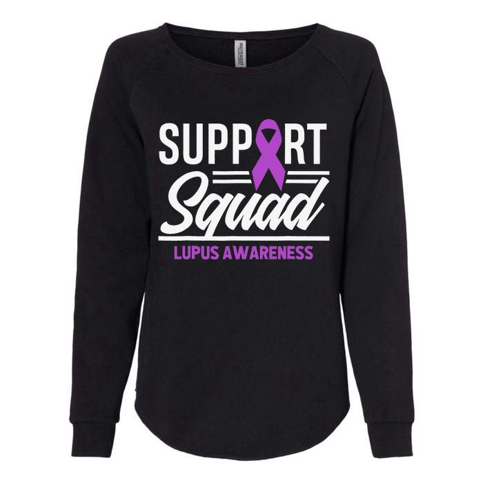 Support Squad Lupus Warrior Supporter Lupus Awareness Womens California Wash Sweatshirt