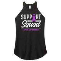 Support Squad Lupus Warrior Supporter Lupus Awareness Women's Perfect Tri Rocker Tank