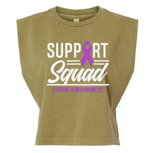 Support Squad Lupus Warrior Supporter Lupus Awareness Garment-Dyed Women's Muscle Tee