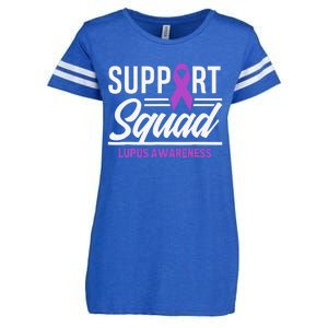 Support Squad Lupus Warrior Supporter Lupus Awareness Enza Ladies Jersey Football T-Shirt