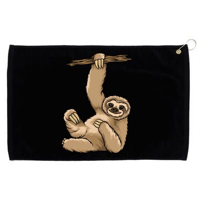 Sloth Grommeted Golf Towel