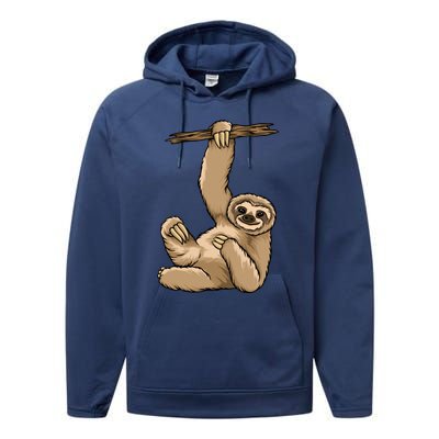 Sloth Performance Fleece Hoodie