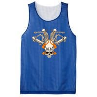 Skateboarding Skeletons Lover Skater Skate Fan Funny Gift Mesh Reversible Basketball Jersey Tank