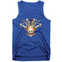 Skateboarding Skeletons Lover Skater Skate Fan Funny Gift Tank Top