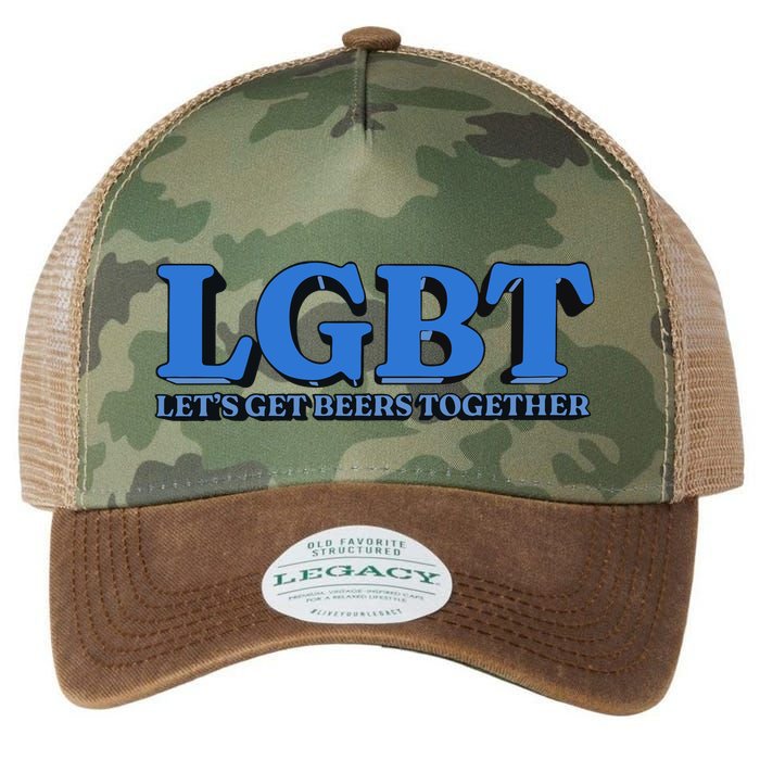 Shithead Steve Lgbt LetS Get Beers Together Legacy Tie Dye Trucker Hat