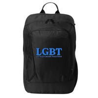 Shithead Steve Lgbt LetS Get Beers Together City Backpack