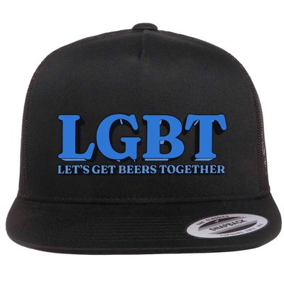 Shithead Steve Lgbt LetS Get Beers Together Flatbill Hat