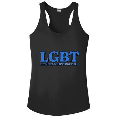 Shithead Steve Lgbt LetS Get Beers Together Ladies PosiCharge Competitor Racerback Tank